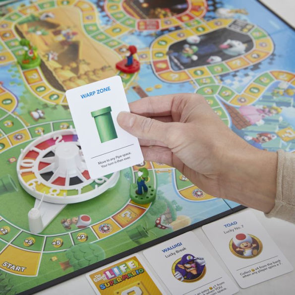 HasbroGaming The Game of Life: Super Mario Edition Board Game