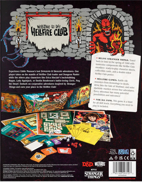 Dungeons & Dragons Stranger Things Welcome to Hellfire Club by Wizards of the Coast