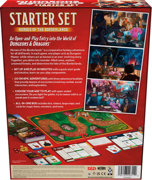 Dungeons & Dragons Starter Set Heroes of the Borderlands by Wizards of the Coast