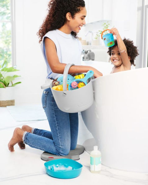 Skip Hop MOBY toy-filled bath bucket gift set