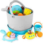 Alternative view 7 of Skip Hop MOBY toy-filled bath bucket gift set