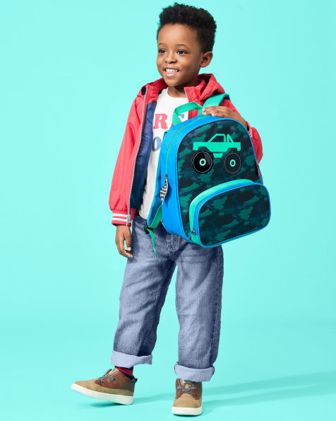 Spark Style Little Kid Backpack- Truck