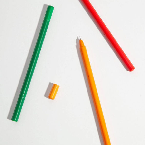 Green Prism Colored Rollerball Pen