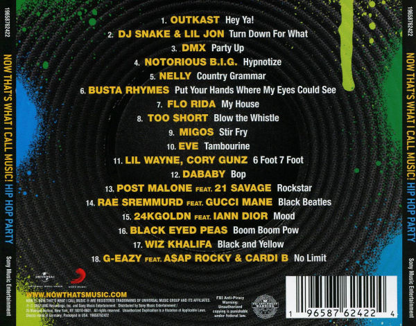 Now That's What I Call Music, Hip Hop Party
