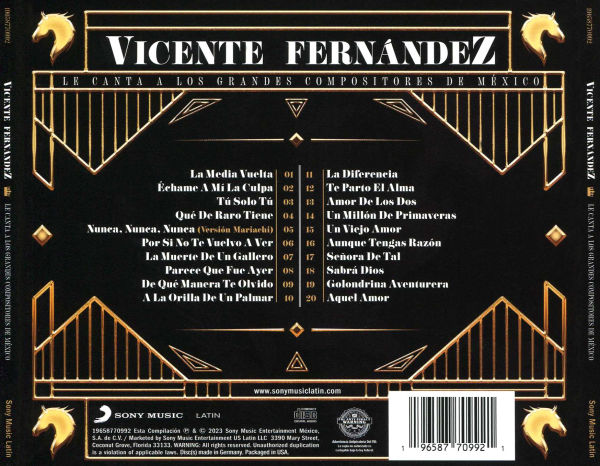 Vicente Fernández Le Canta a los Grandes Compositores de México