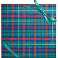 Title: Holiday Plaid Stone Flat Wrap