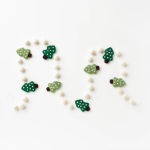 Alternative view 3 of Christmas Trees Felt Pom Garland