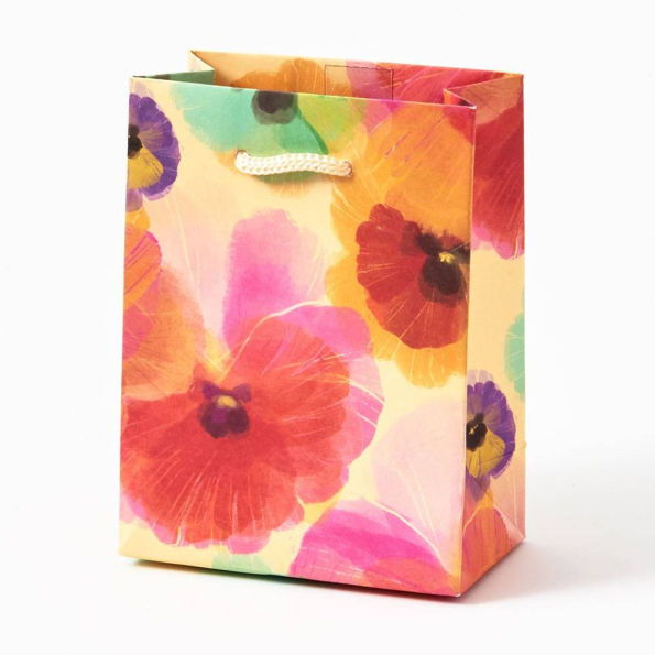 Pressed Pansy Small Gift Bag