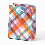 Title: Vibrant Plaid Small Gift Bag