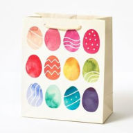 Title: Watercolor Eggs Medium Gift Bag