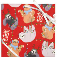 Title: Holiday Sloth Flat Wrap