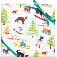 Title: Happy Howl-idays Flat Wrap