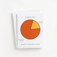 Title: Pumpkin Pie Chart Card