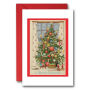 Vintage Christmas Tree Card