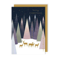 Title: Starry Night Holiday Card