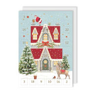 Title: Snowy Home Advent Christmas Card