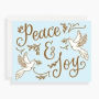 Holiday Boxed Cards Peace & Joy Doves Set of 10