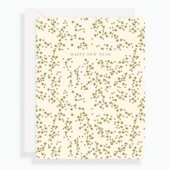 Holiday Boxed Cards Stars Happy New Year Set of 10