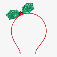 Title: Holly Glitter Headband