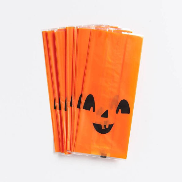 Jack O Lantern Cellophane Bags