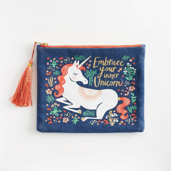 Unicorn Canvas Pouch