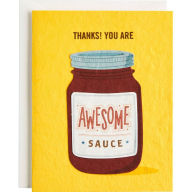 Title: You are Awesome Sauce Thank You Card