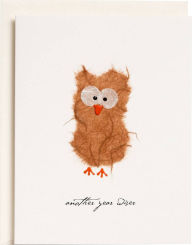 Title: Handcrafted Owl Birthday Card