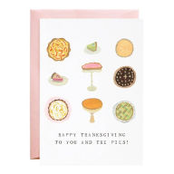 Title: Thanksgiving Pies Greeting Card