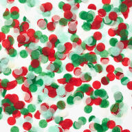Title: Red & Green Paper Confetti