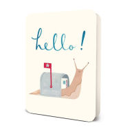 Title: Hello Snail Mail Greeting Card