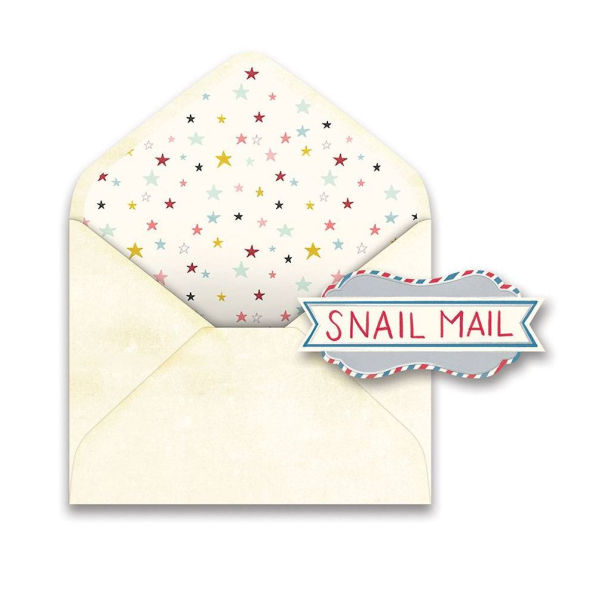 Hello Snail Mail Greeting Card