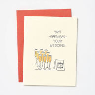 Title: Open Bar Wedding Card