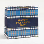 Alternative view 1 of Father's Day Plaid Large Gift Bag