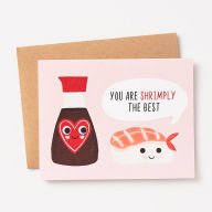 Title: Shrimply The Best Love Card