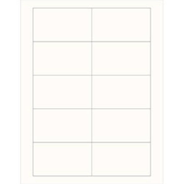 Large Rectangle Superfine White Printable Labels