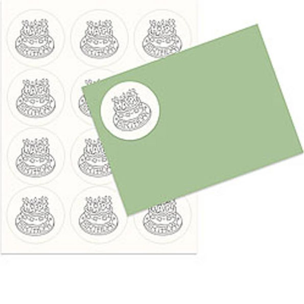 Superfine White 2.5 inch Round Printable Labels