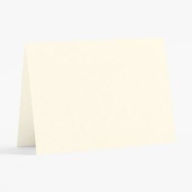 Title: 4 Bar Luxe White Folded Cards