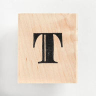 Title: Monogram T Rubber Stamp