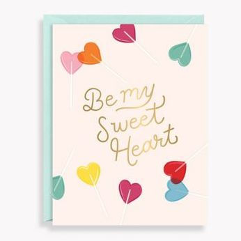 Valentine's Day Stationery Sweetheart Lollipops