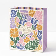 Title: Nouveau Floral Mother's Day Medium Gift Bag