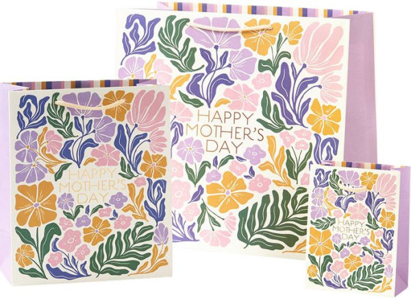 Nouveau Floral Mother's Day Large Gift Bag