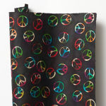 Alternative view 1 of Tie Dye Peace Sign Handmade Paper