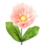 Alternative view 1 of Blush Dahlia Paper Flower
