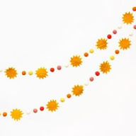 Title: Sunshine Felt Garland