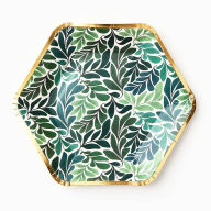 Title: Celebration Greenery Large Plates