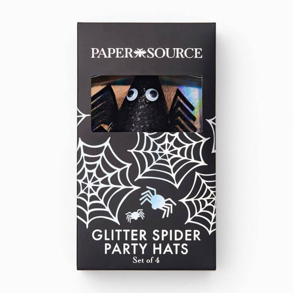 Glitter Spider Party Hats