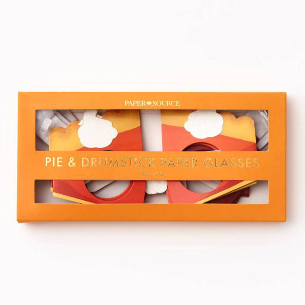 Pie & Drumstick Paper Glasses