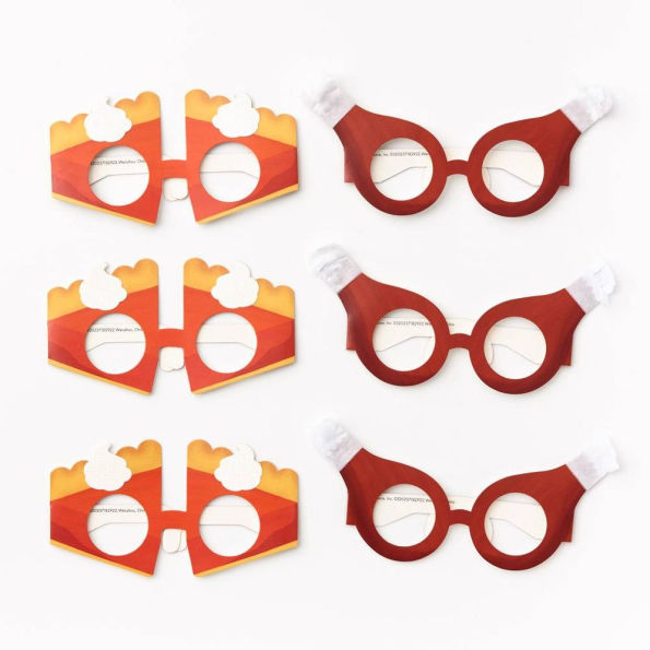Pie & Drumstick Paper Glasses