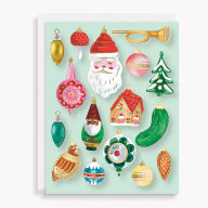 Title: Vintage Ornaments Holiday Card Set