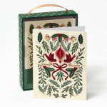 Alternative view 1 of Elegant Greenery Birds Holiday Card Set
